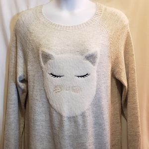 Lauren Conrad Cat Sweater - Size XXL